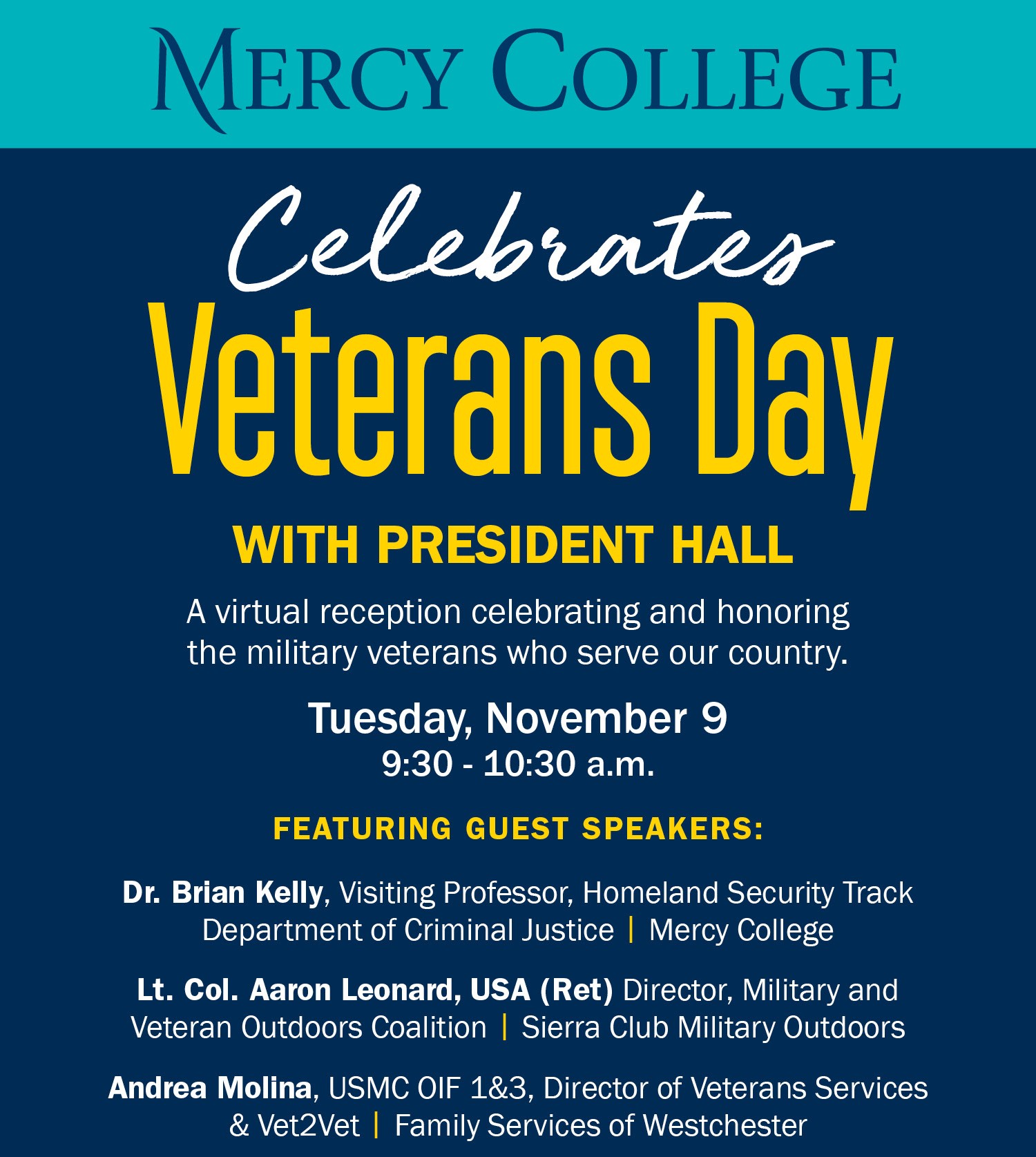 Mercy College Holds Veterans Day Community Event to Celebrate